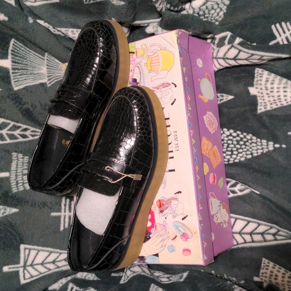 FTROUPE Women's Platform Loafers - Picture 3 of 6